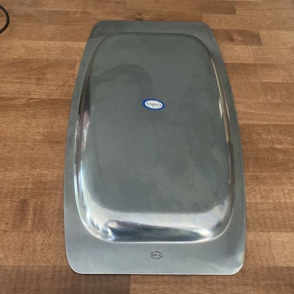 Vintage Selandia 18/8 Stainless Steel Large Serving Tray Made in Denmark - Picture 4 of 8
